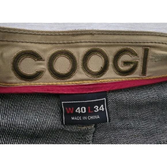 Coogi Jeans Men's 40"x 34" Wide Leg Denim Trap/Skeet Collection Brown Hip-Hop - Picture 8 of 13